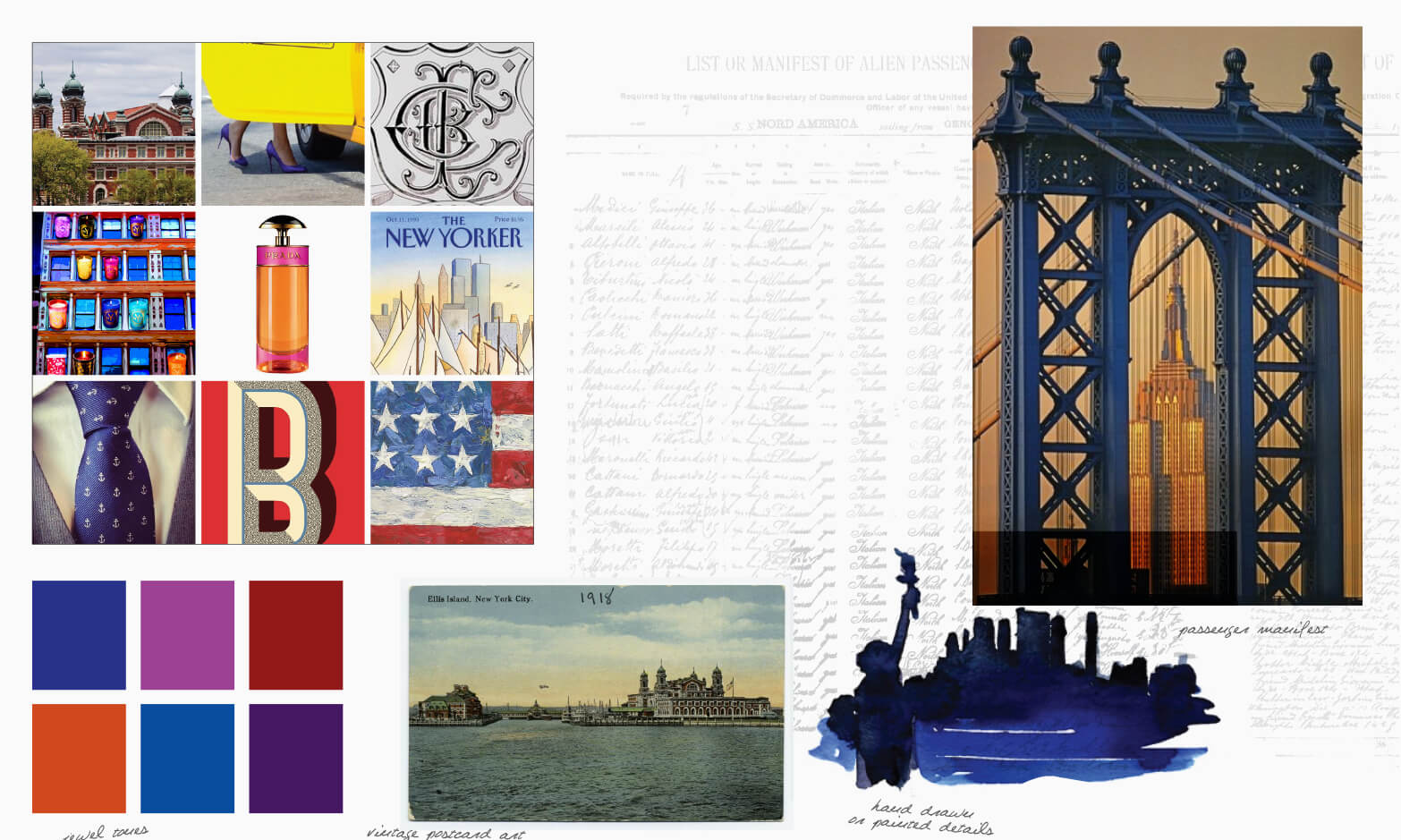 George Washington Bridge and Americana inspiration