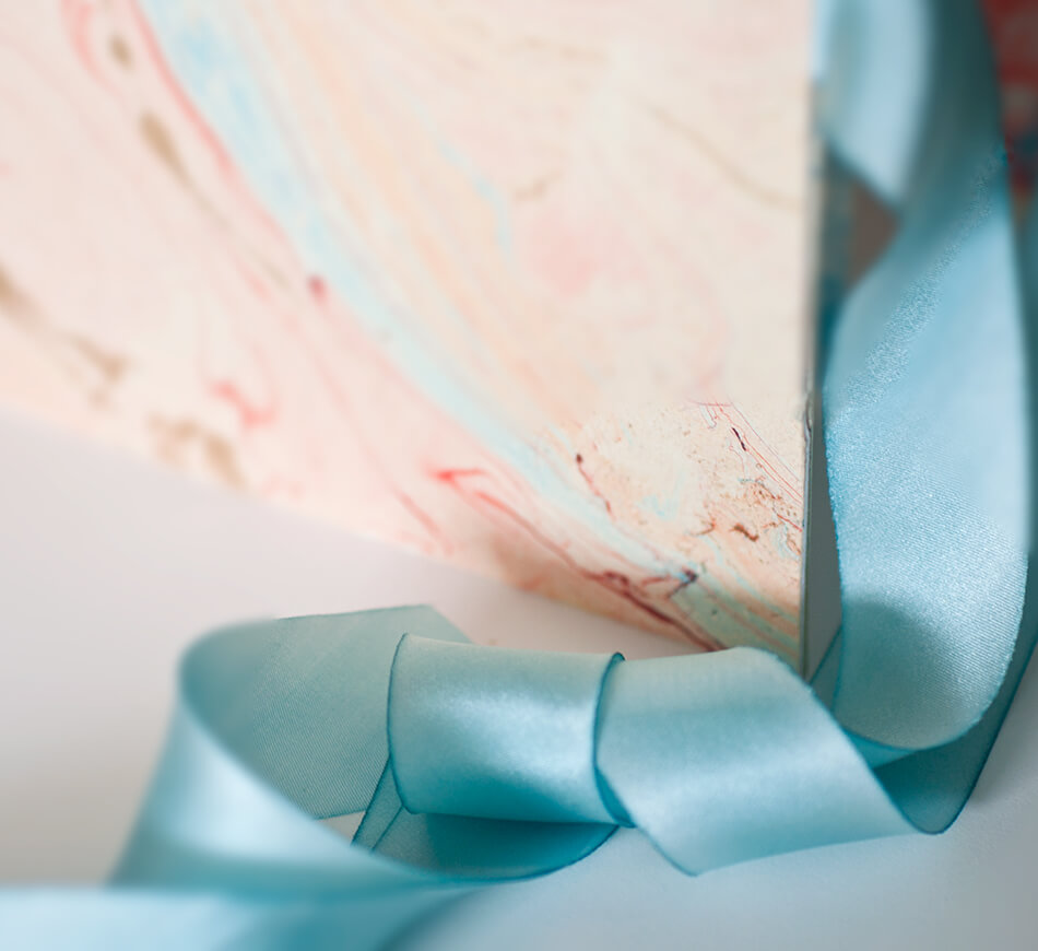 Turquoise hand dyed silk ribbon