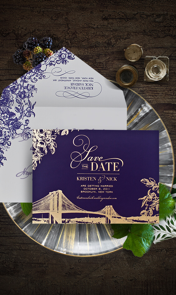 Brooklyn Bridge save the date