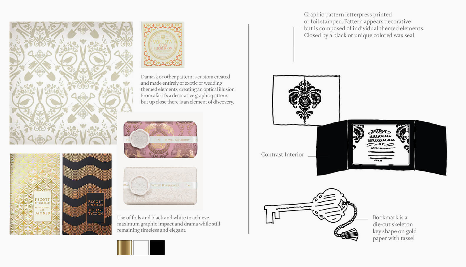 Pattern design and invitation inspiration