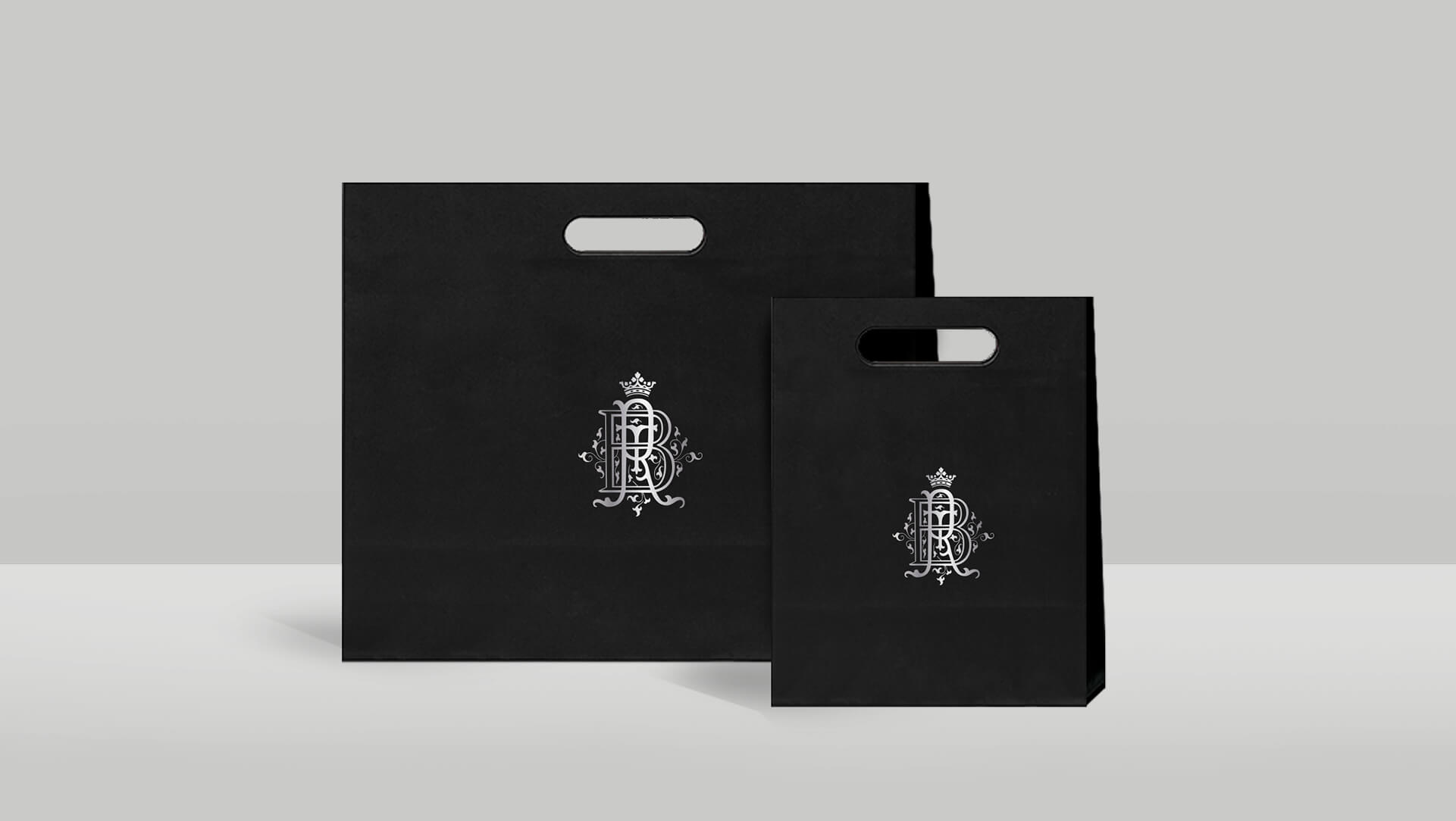 Concierge service branded tote bags