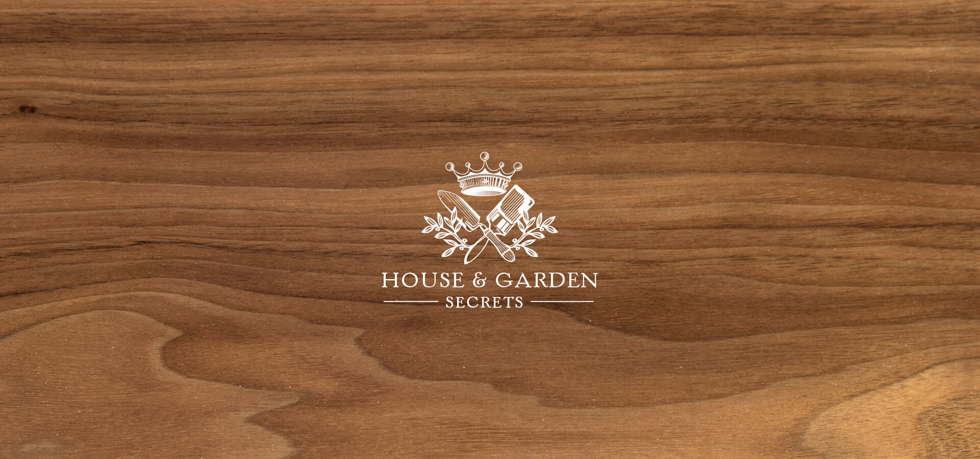 House and garden service company logo design and identity