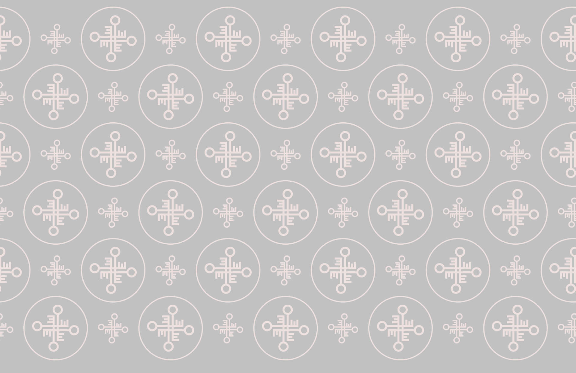 Escapes monogram pattern design