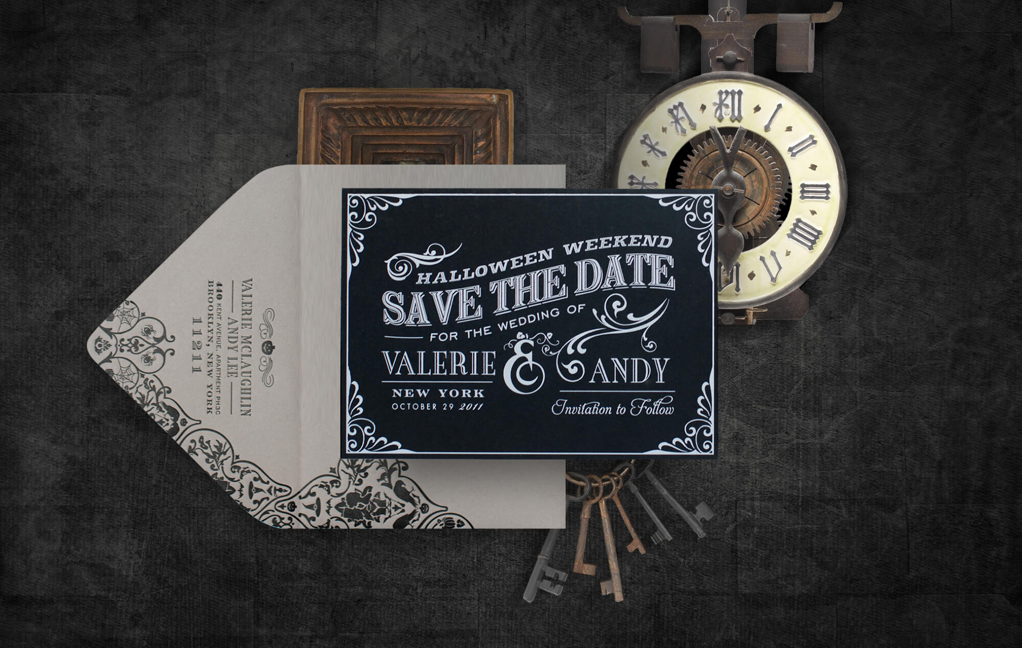Spooky Halloween save the date