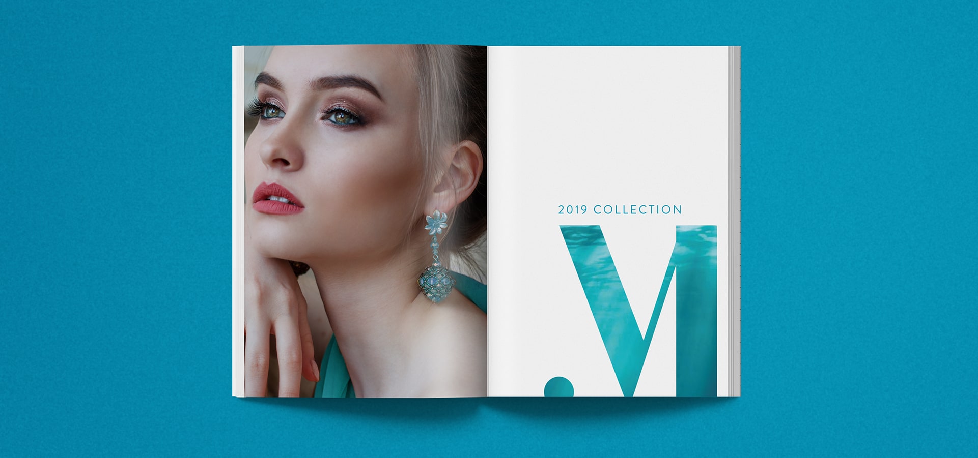 Jewelry designer lookbook design