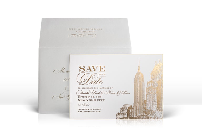 Empire State Building Save the Date