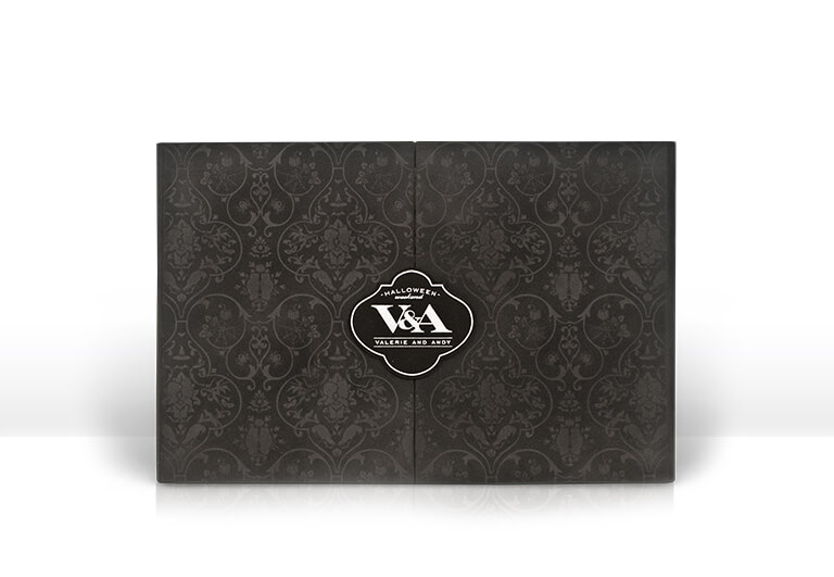 Halloween wedding invitation