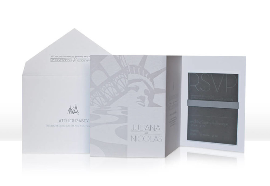 New York, Brazil and Paris invitation