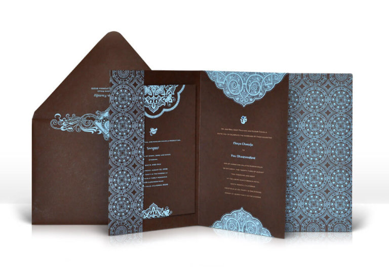 luxury indian wedding invitations