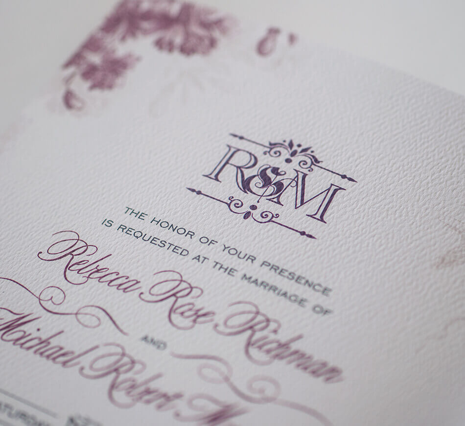 Fairytale inspired typography and monogram