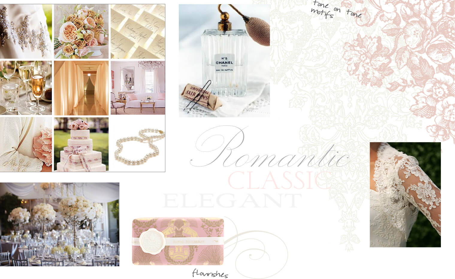 Floral, lace, perfume and soap image inspiration