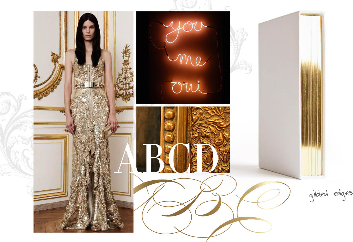 French fashion and typography design inspiration