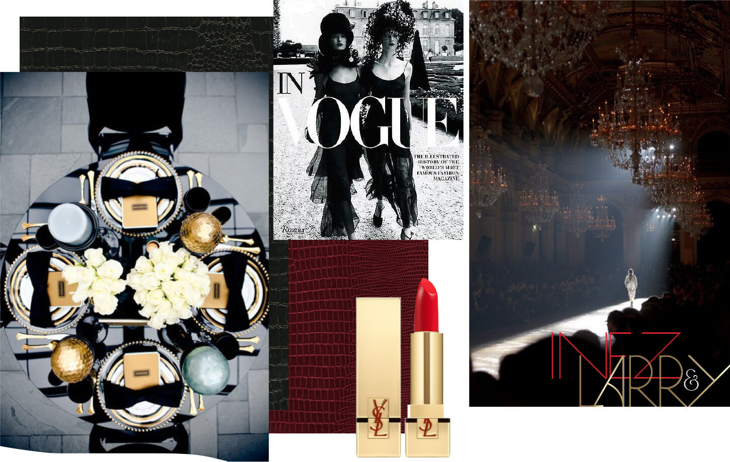 Modern glamor inspiration board