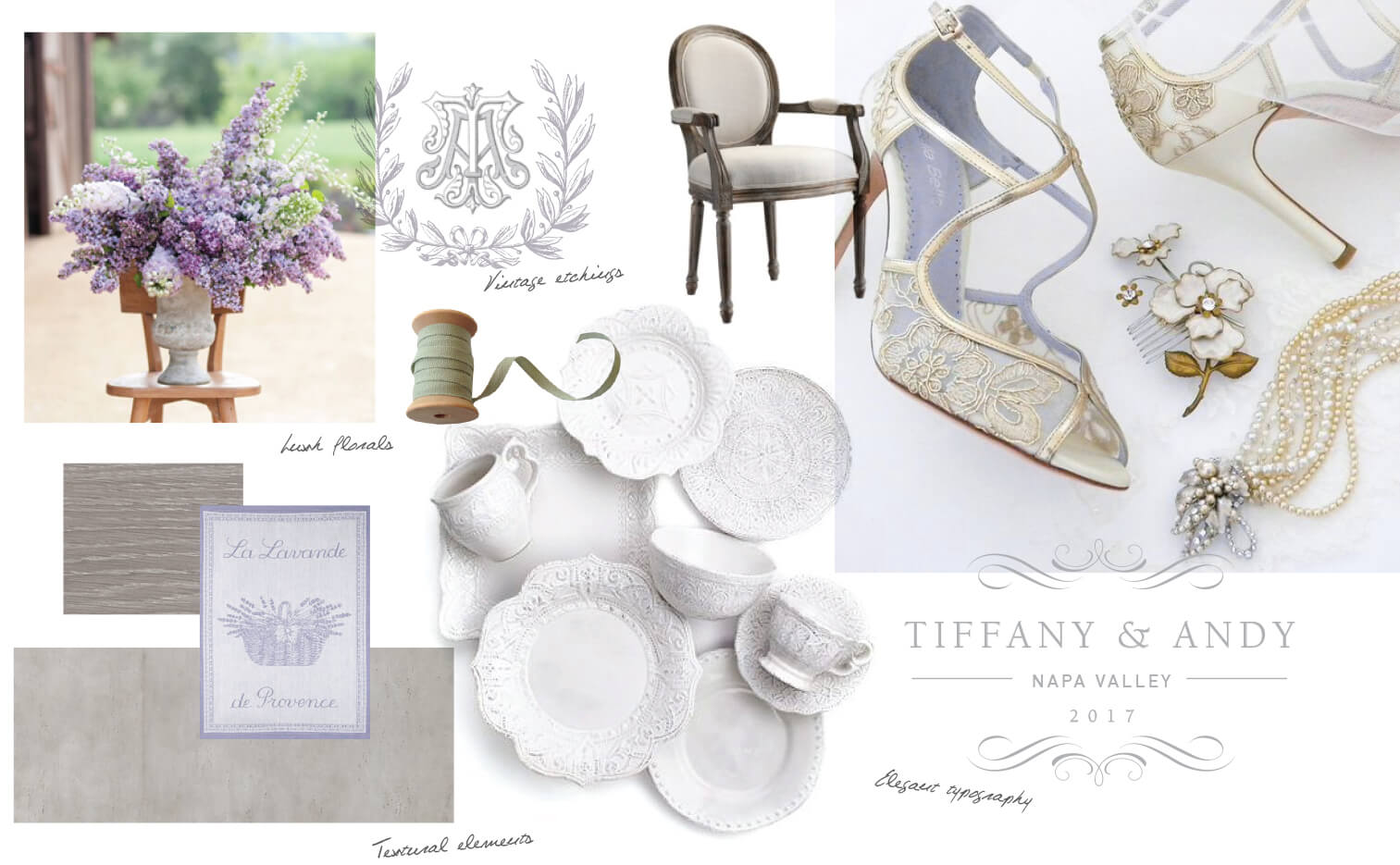Napa Valley shabby chic inspiration