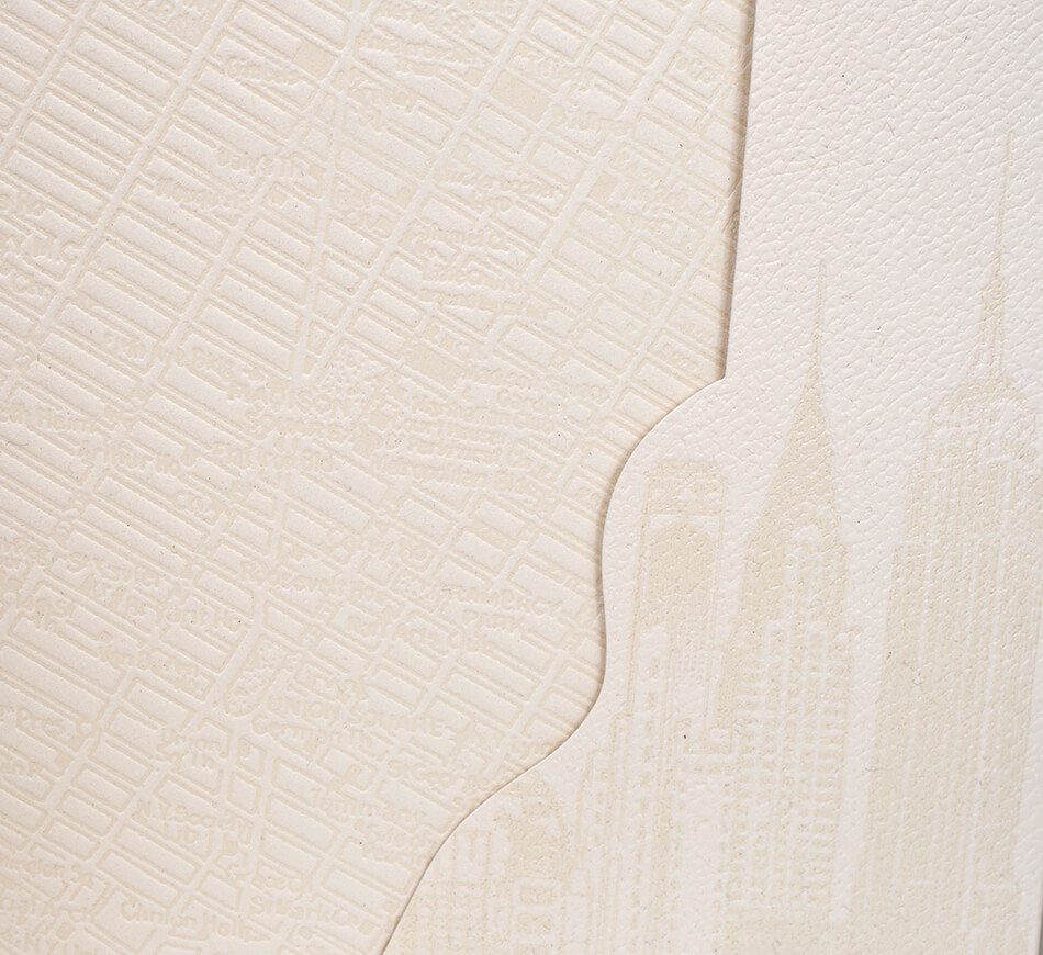 New York City skyline pocket detail