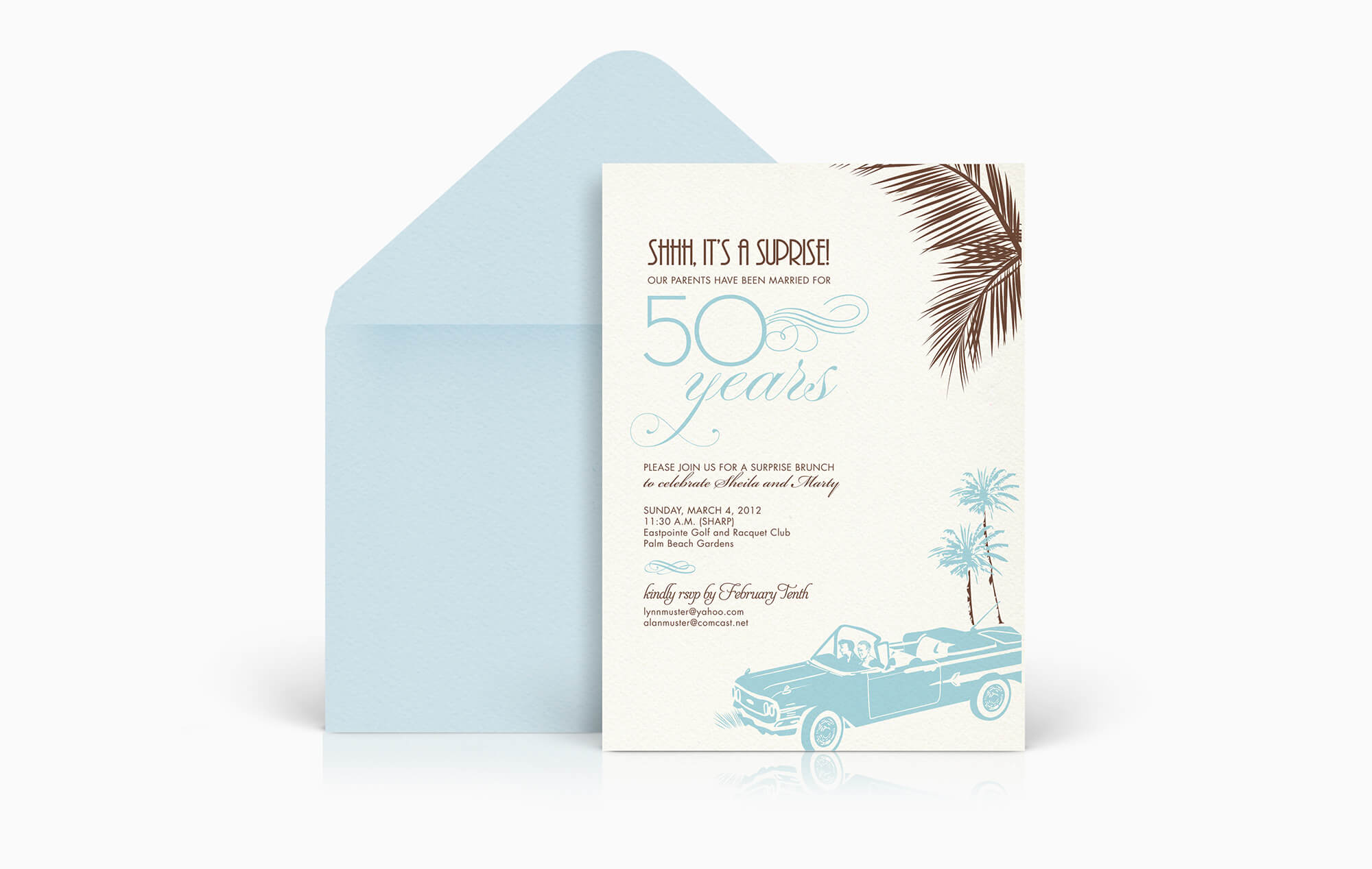 50th Anniversary Invitation