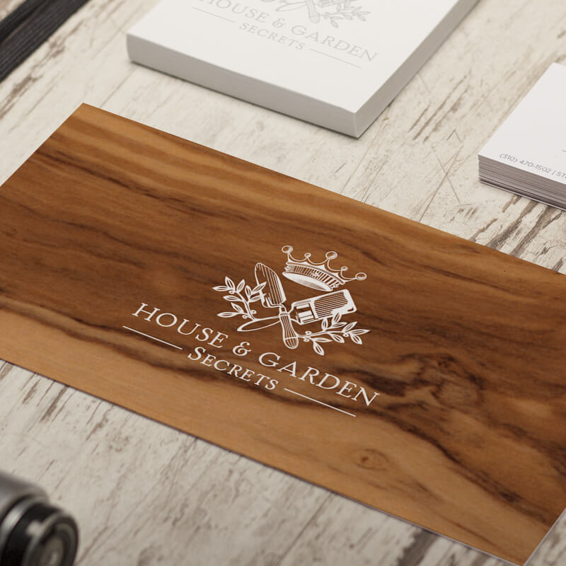 House & Garden Secrets home renovation branding and logo identity