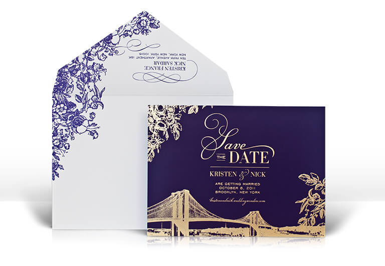 Brooklyn Bridge save the date