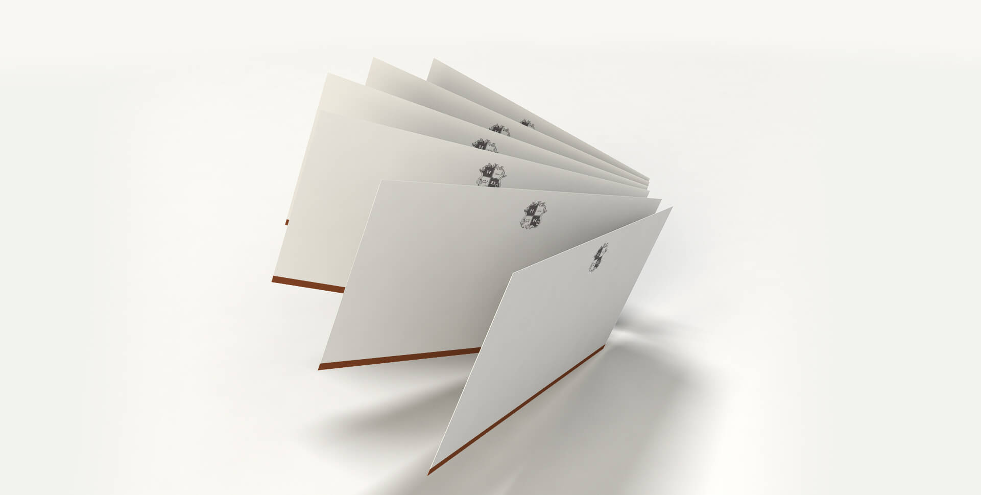 Luxury hotel branded notecards