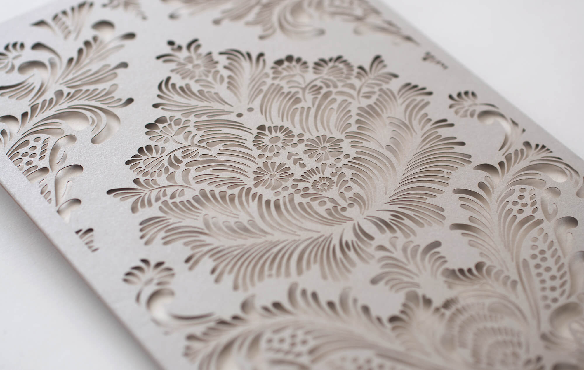Classic ornate laser cut sleeve