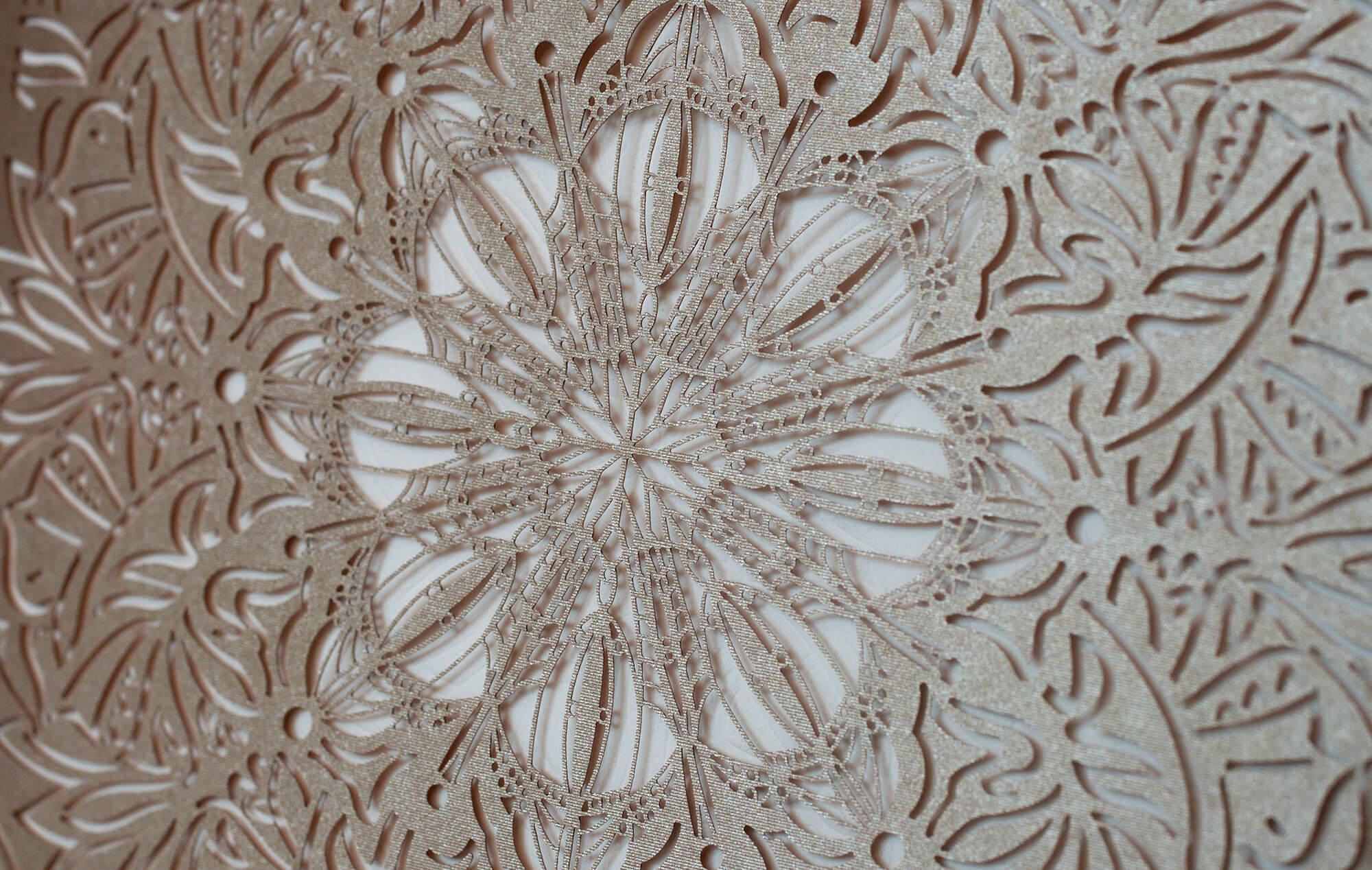 Intricate laser cut detail