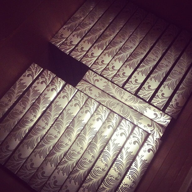 Silver foil invitation boxes
