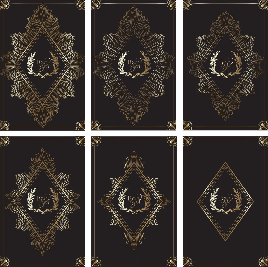 Diamond deco design alternates