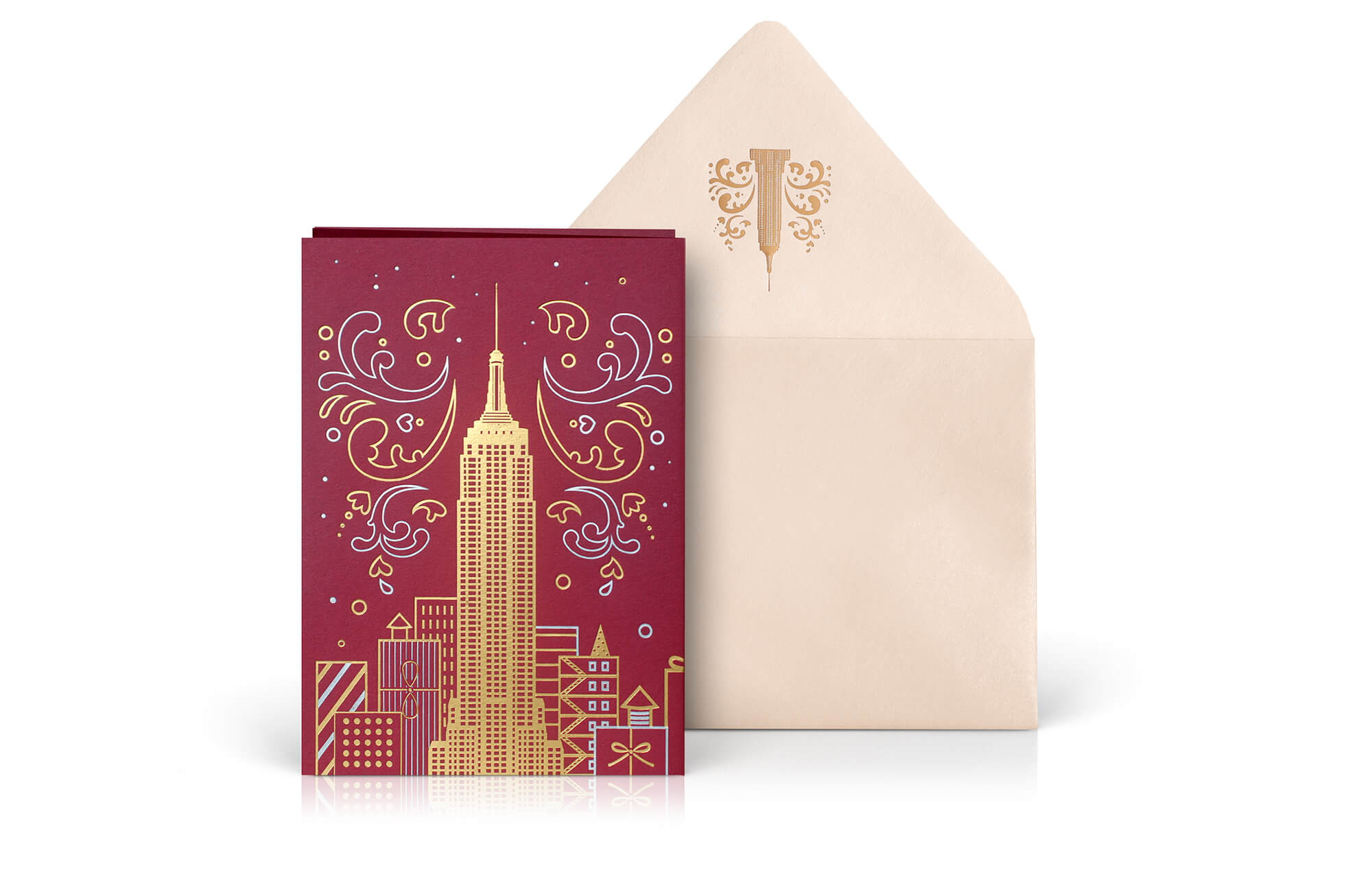 Empire State Building Christmas Card