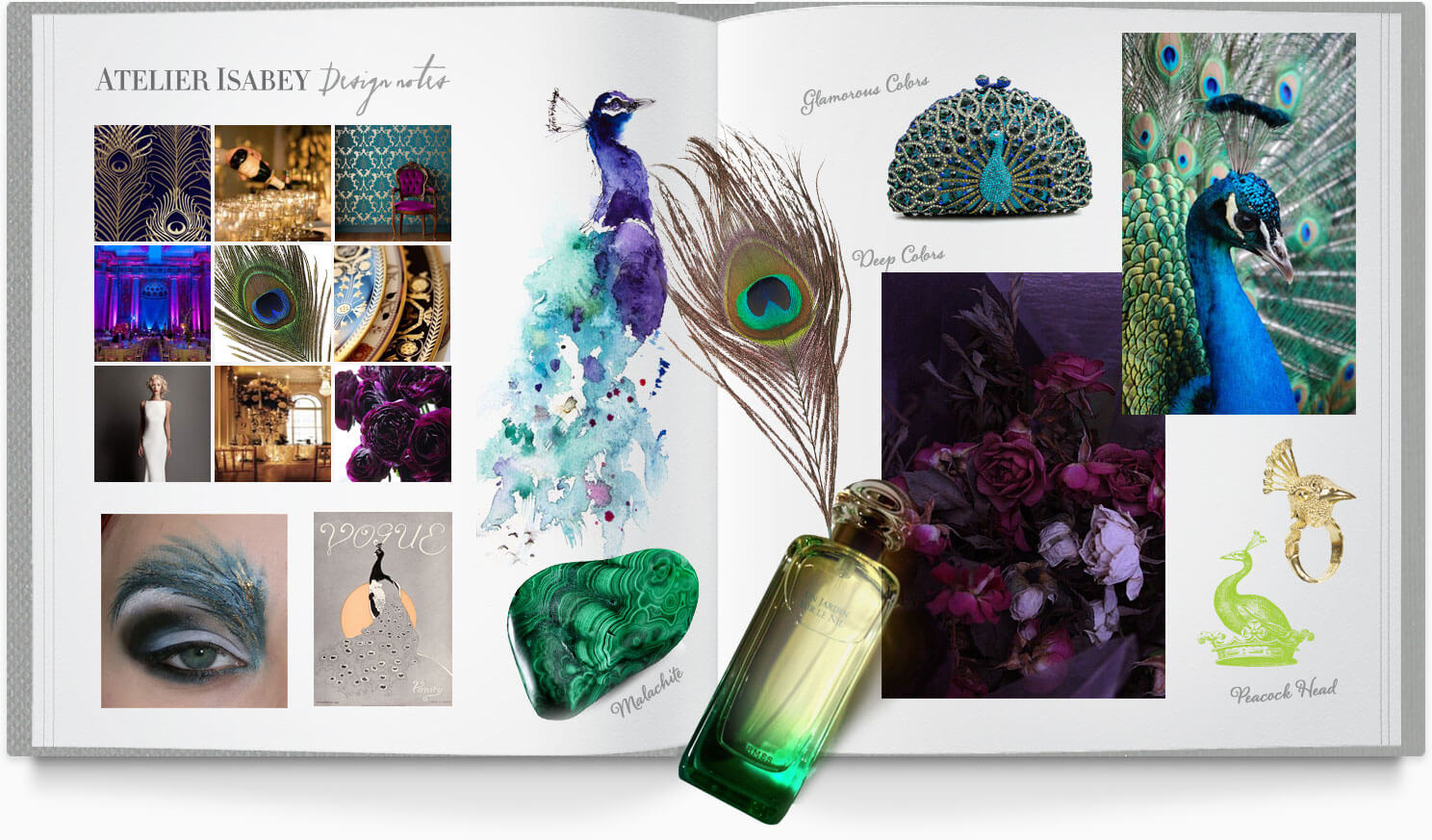 Peacock feather inspiration