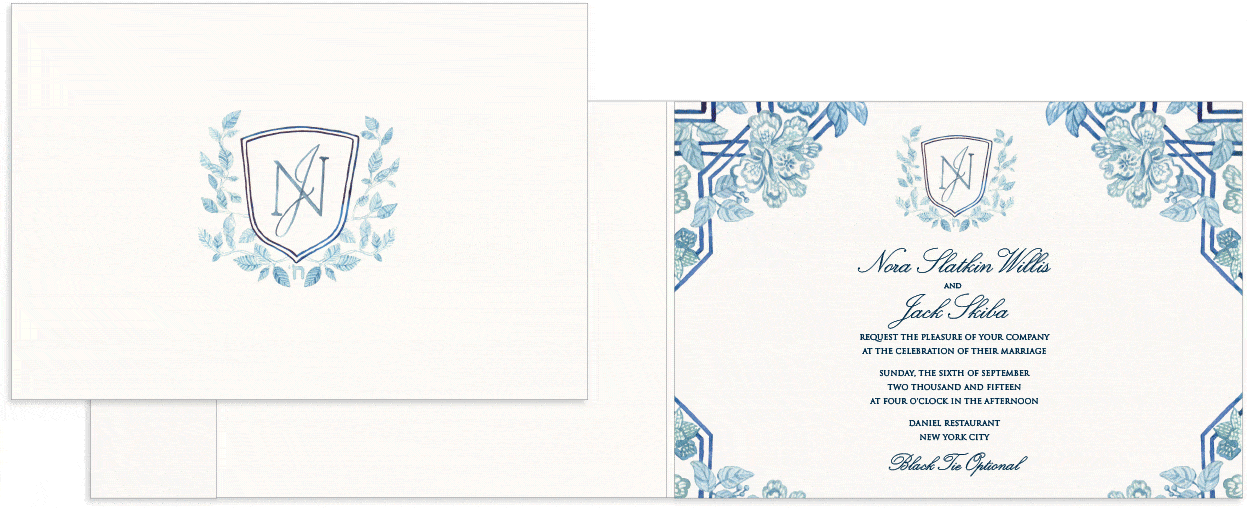 Wedding invitation sketches
