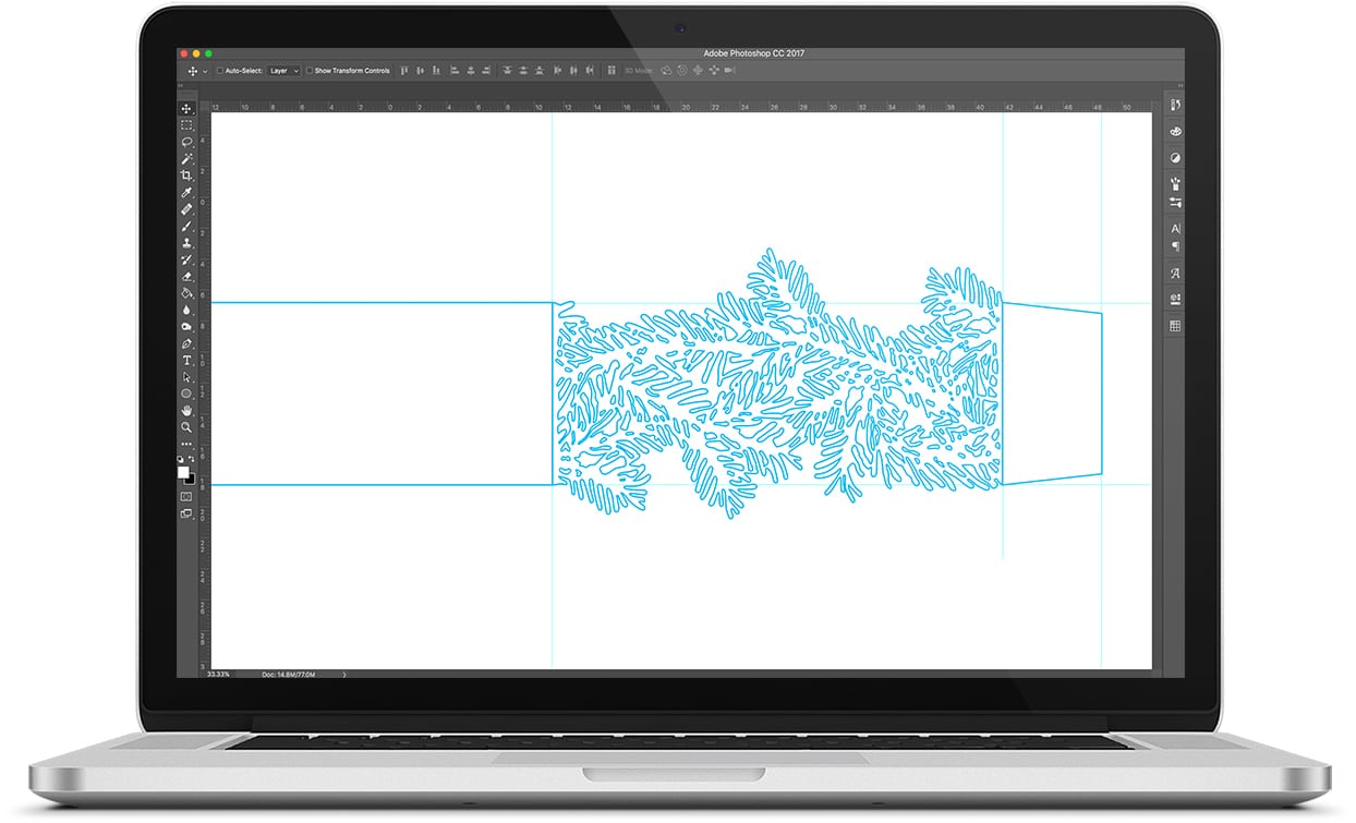 Laser cut bellyband design process