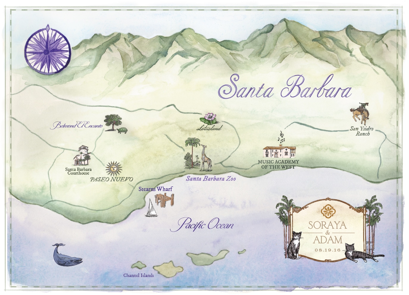 Map of Santa Barbara
