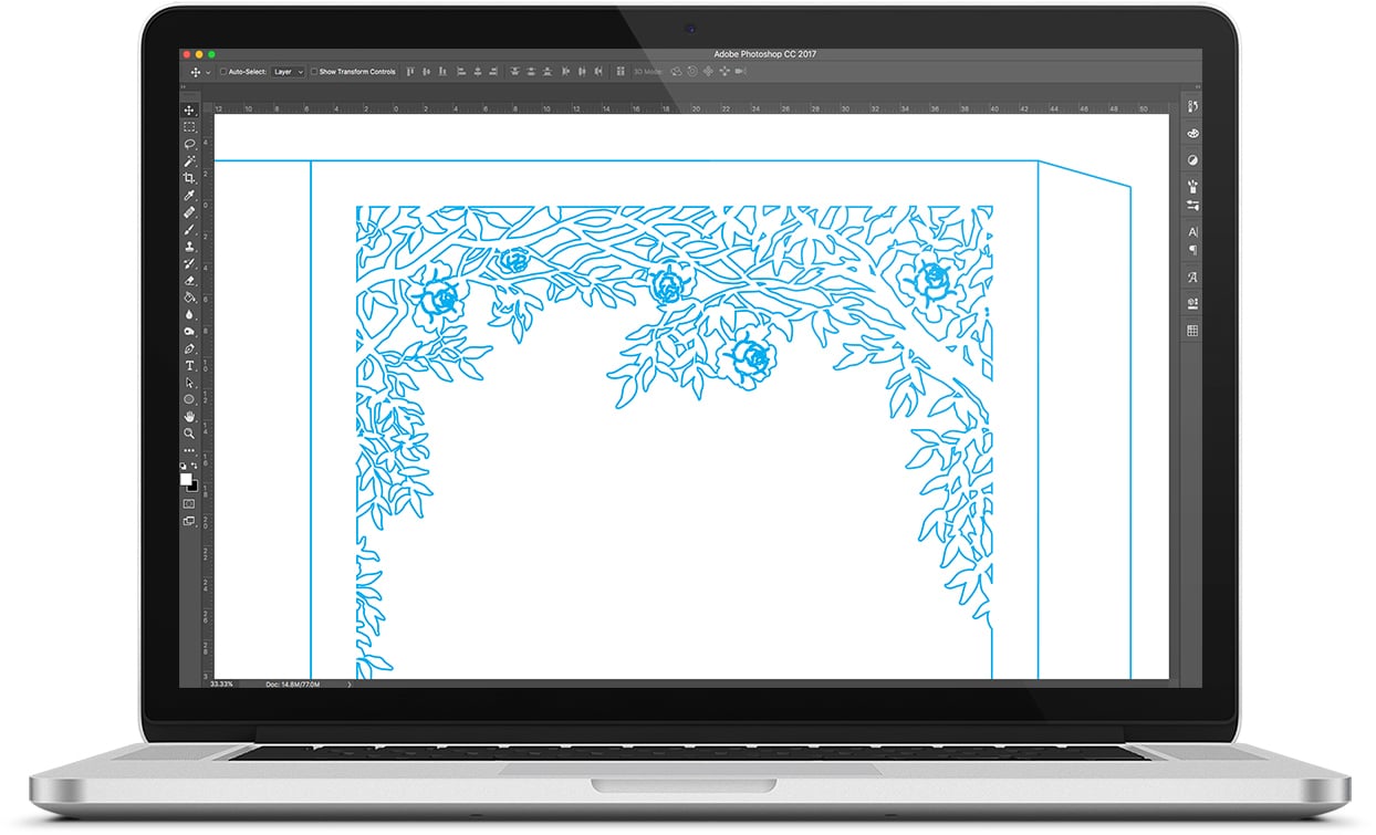 Laser cut sleeve design process