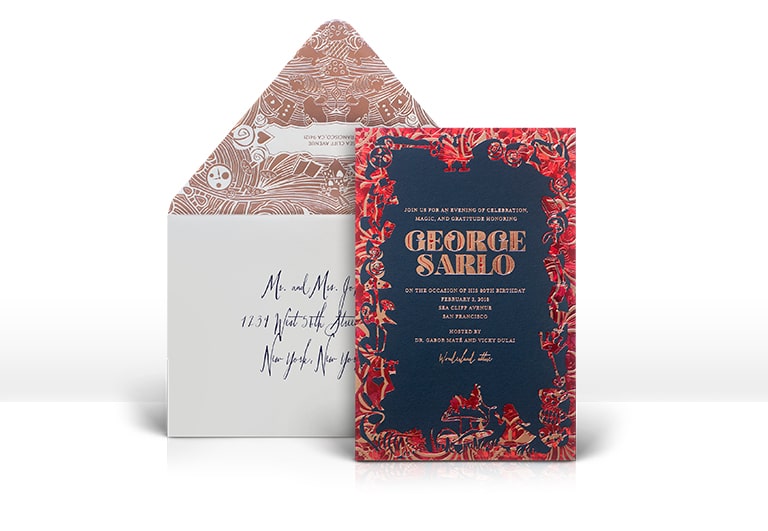 Alice in Wonderland Invitation