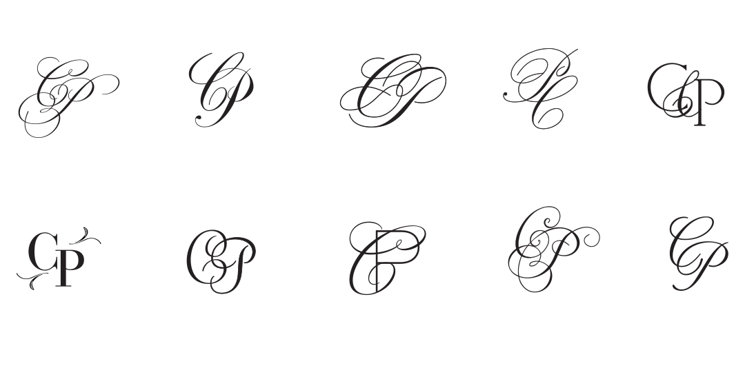 Classic monogram options