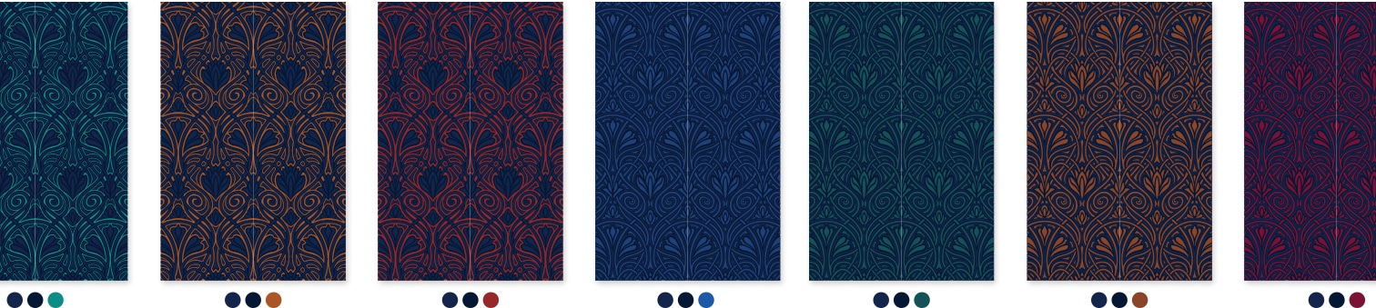 Art Nouveau folders