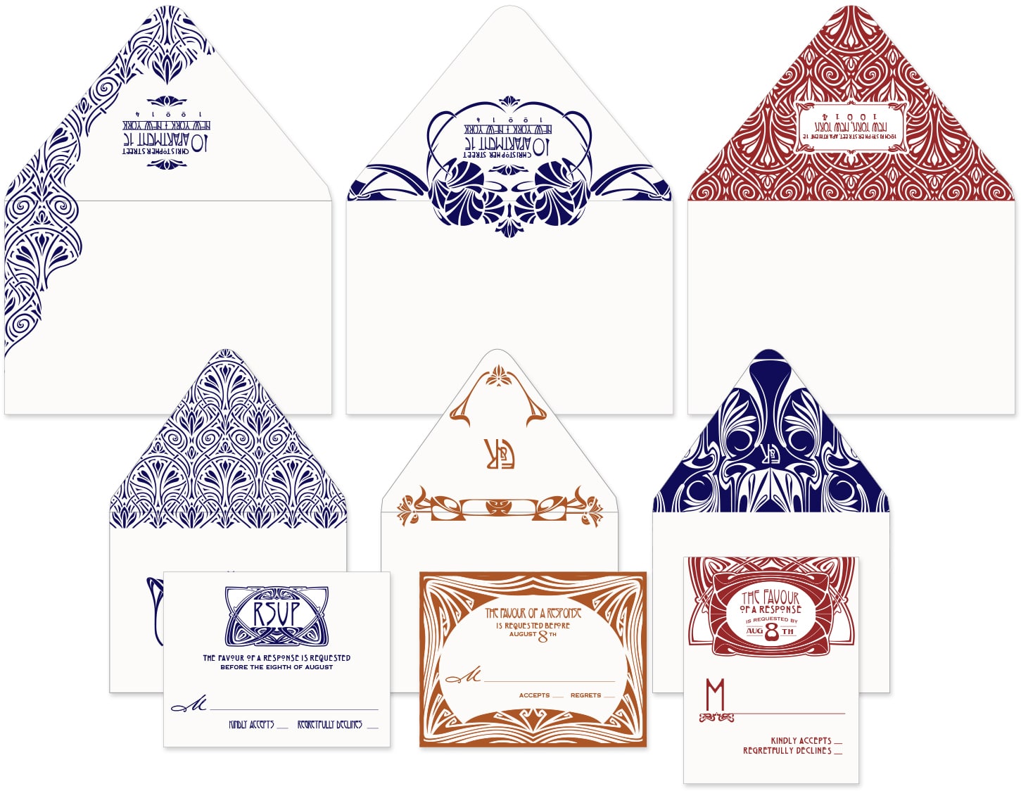 Belle Epoque envelopes