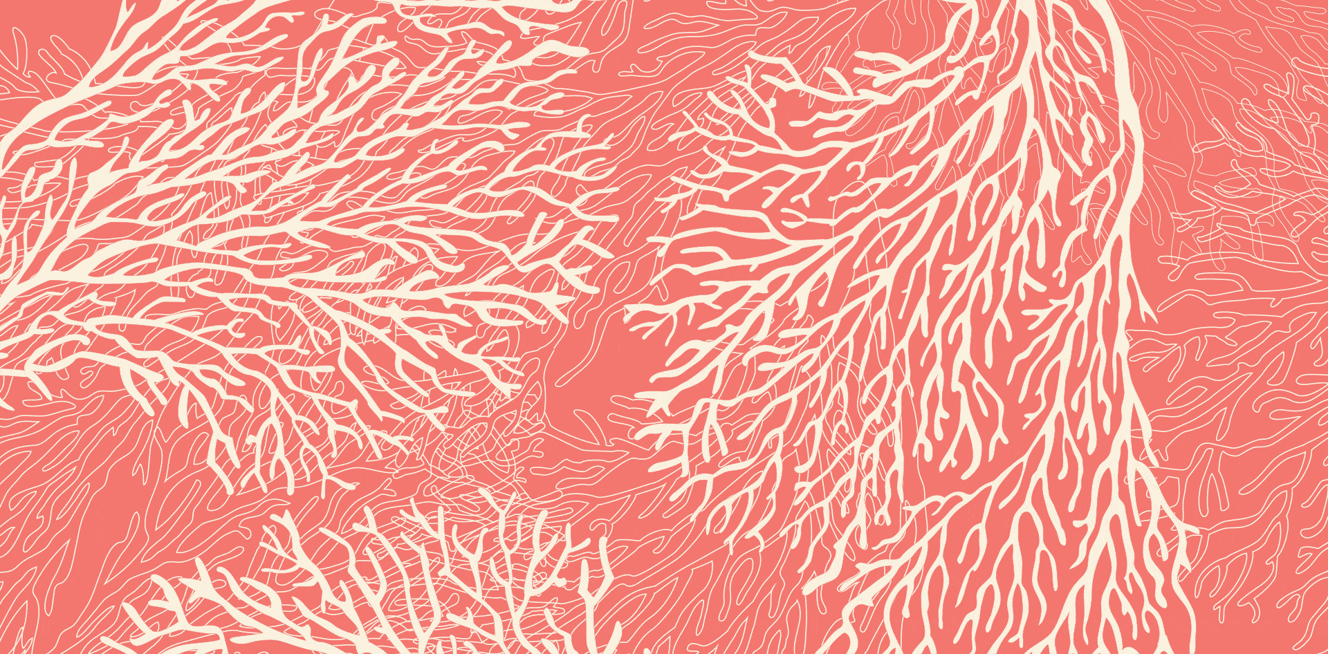 Custom coral print