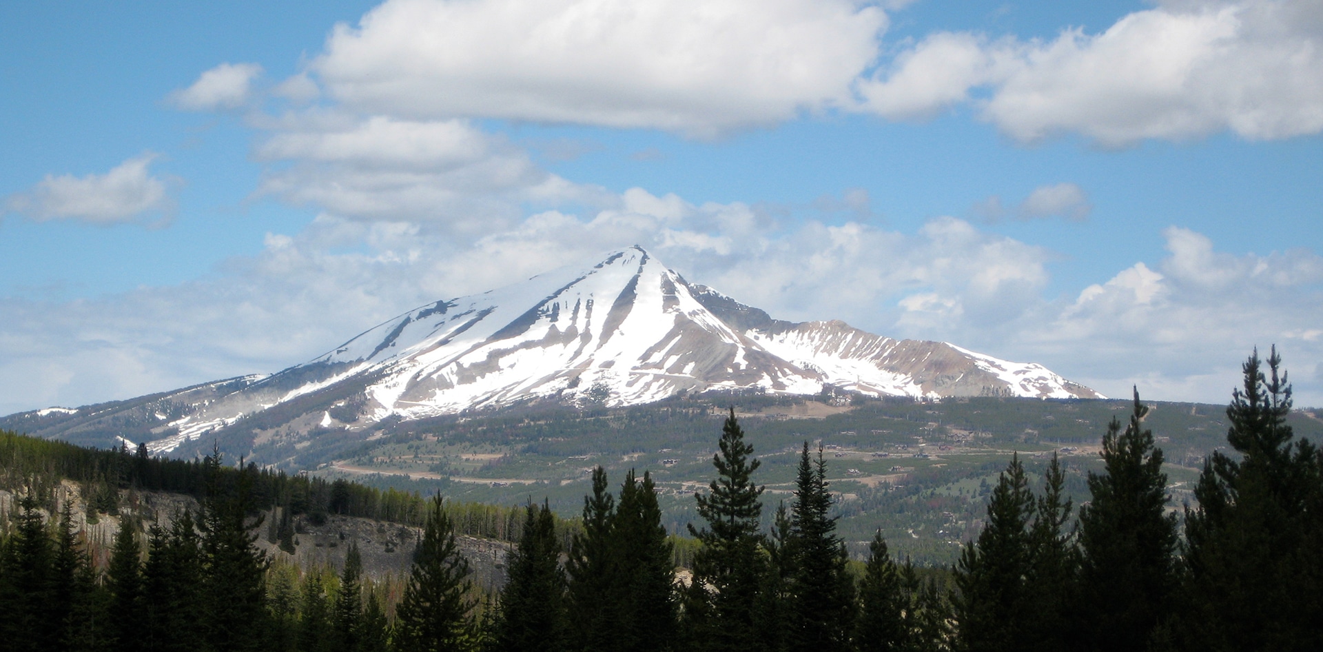 Big Sky mountain in Montana