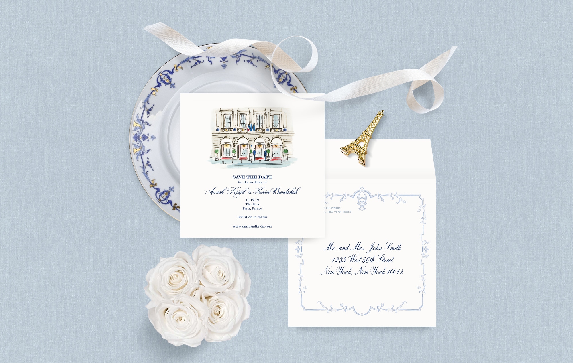 Ritz Paris Wedding Invitation