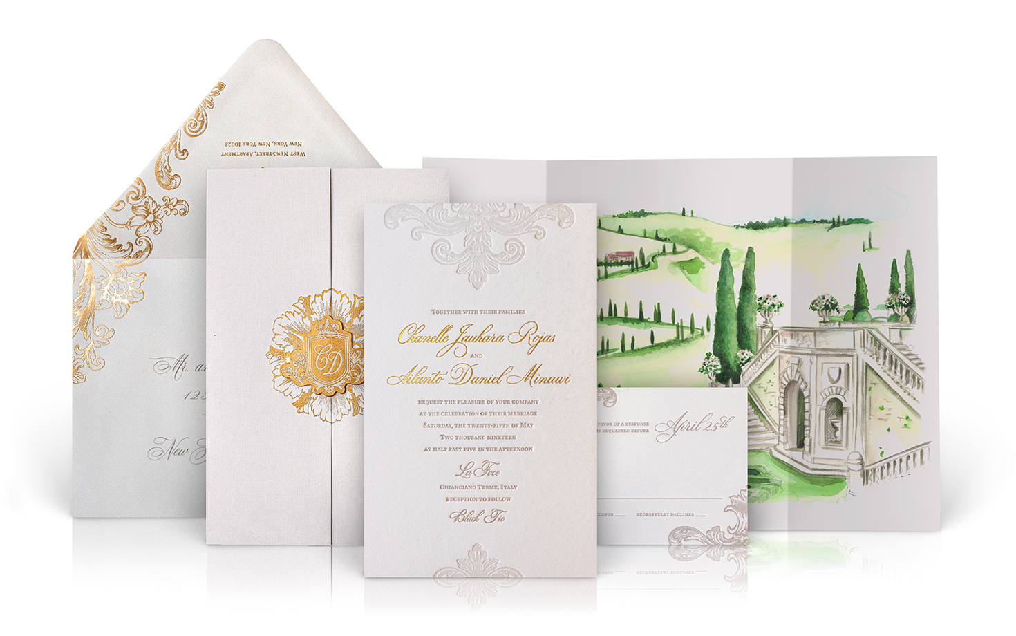 Tuscan Wedding Invitation