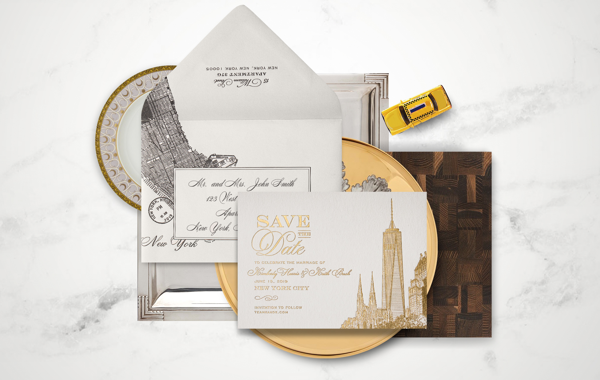 New York City inspired Save the Date