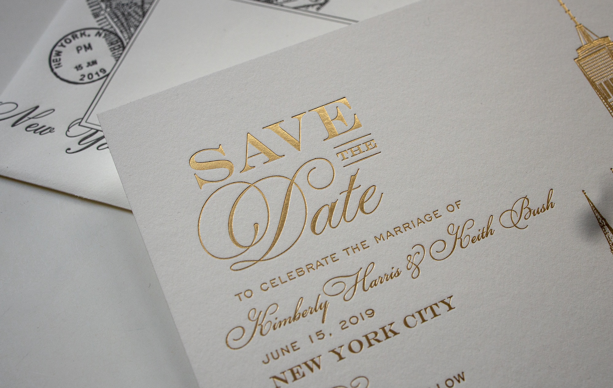 Save the date typography