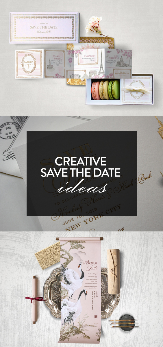 Creative Save the Date Ideas | By Atelier Isabey