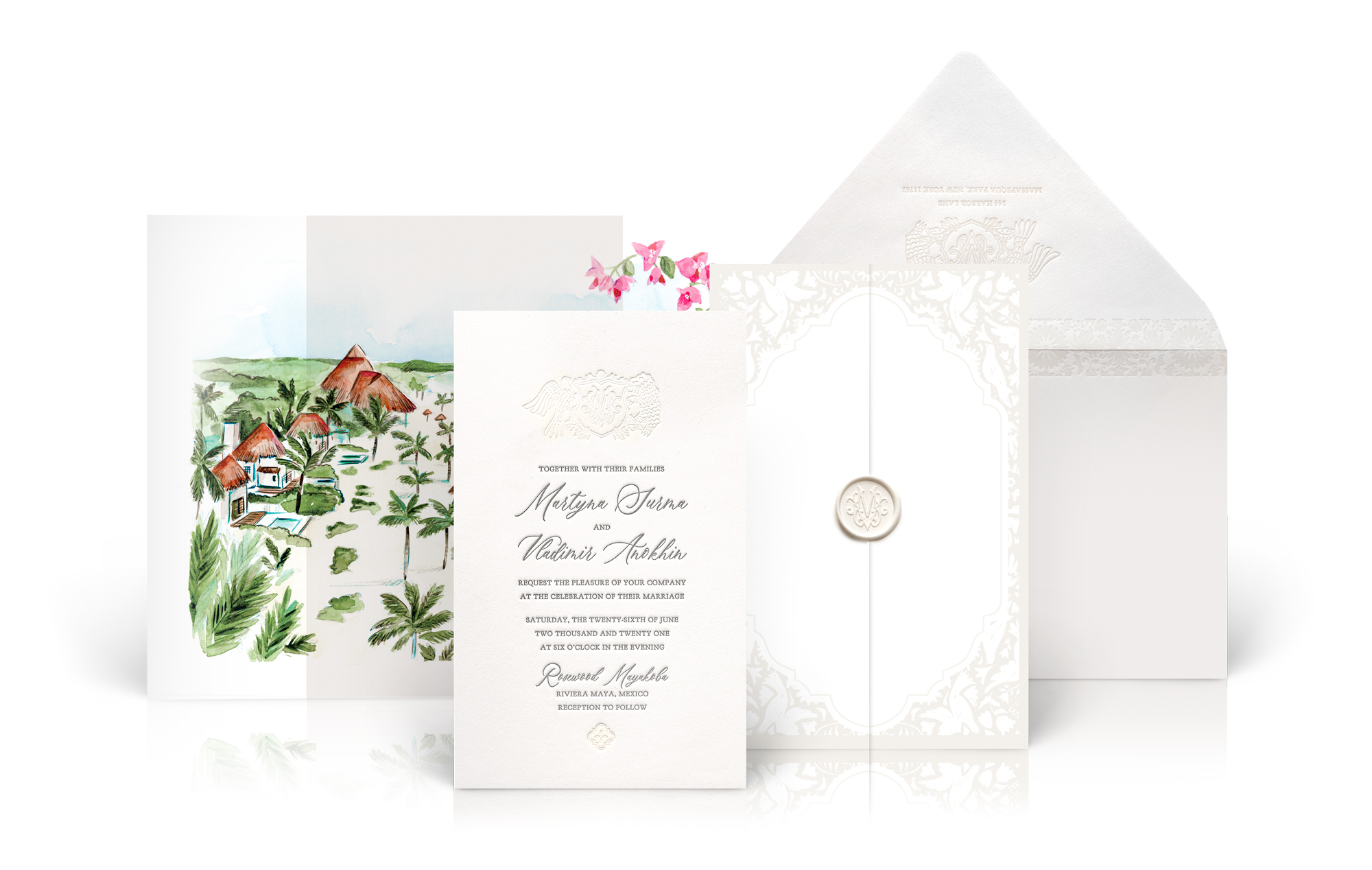 Mexico Destination Wedding Invitation