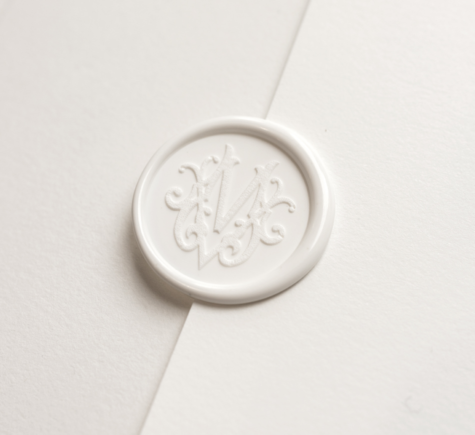 White wax seal