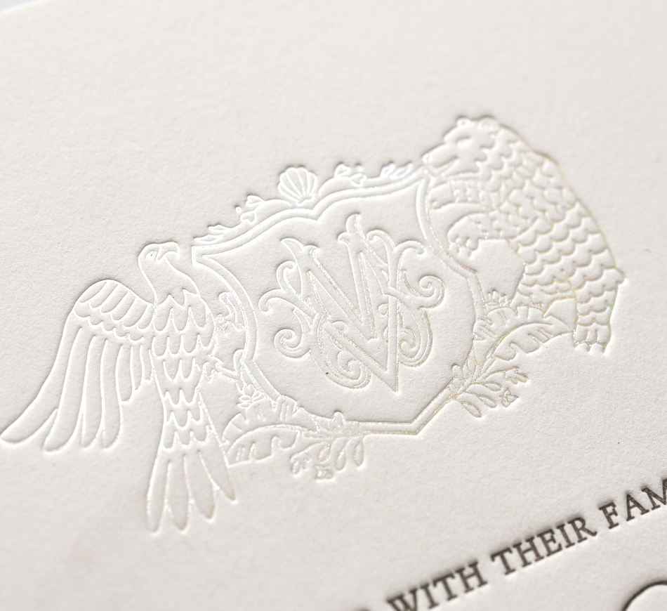 Mexico inspired wedding crest
